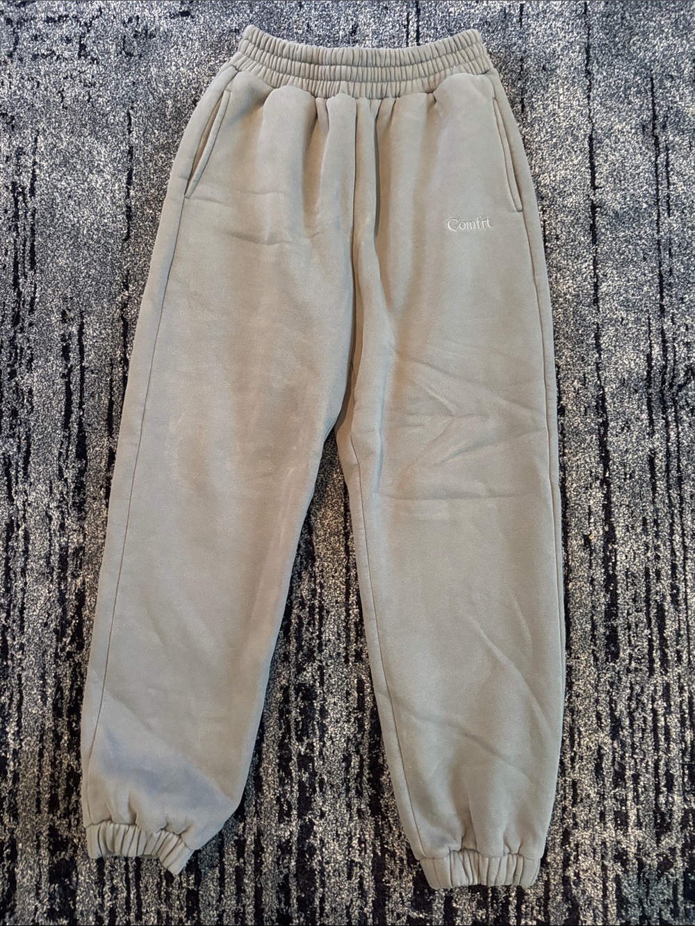 Women’s Light Blue Comfrt Fleece Jogger Pants